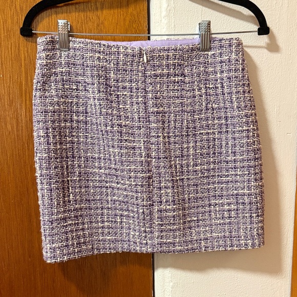 Zara Lavender Tweed Blazer and Skirt Set - Picture 6 of 7